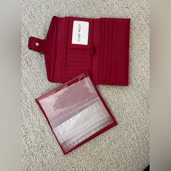 Nine West Burgundy Wallet - Picture 5 of 8